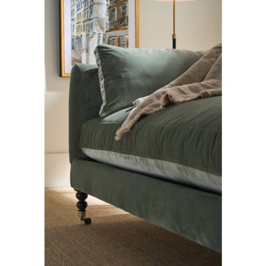 Picture of 71” Quick Ship Madeline Sofa - Antiqued Moss Velvet